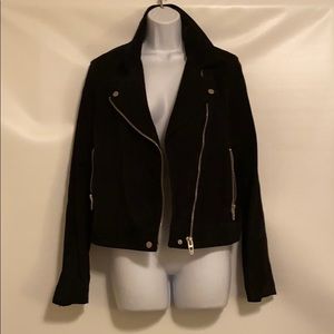 BLANKNYC Suede Moto Jacket